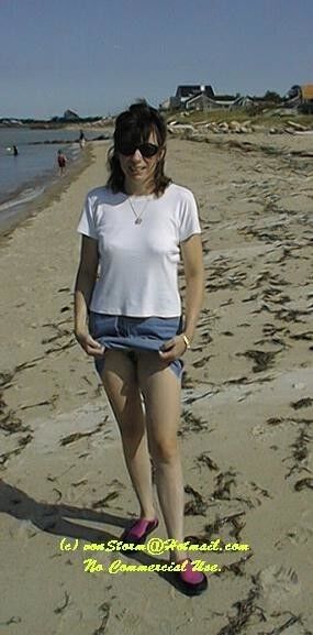 Free porn pics of Wife Lisa at the Beach 6 of 15 pics
