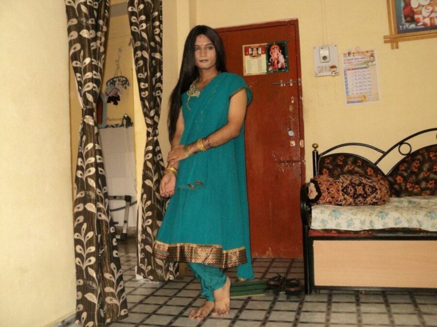 Free porn pics of Sujata Shinde (Dark-skinned Amateur Crossdresser) 24 of 165 pics