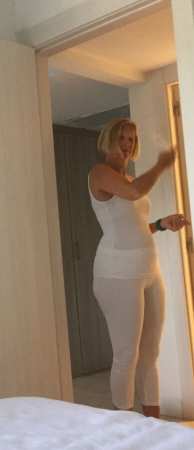 Free porn pics of My Susi with white leggins!!! 10 of 18 pics