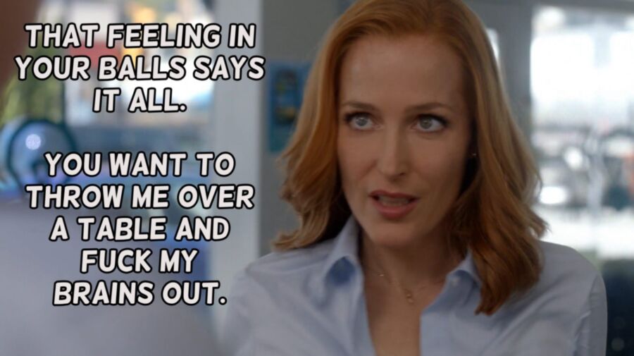 Free porn pics of Gillian Anderson Caption Story 6 of 21 pics