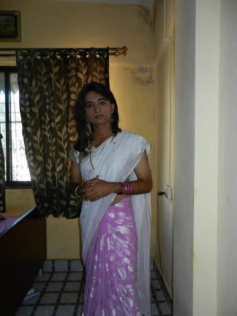 Free porn pics of Sujata Shinde (Dark-skinned Amateur Crossdresser) 6 of 165 pics