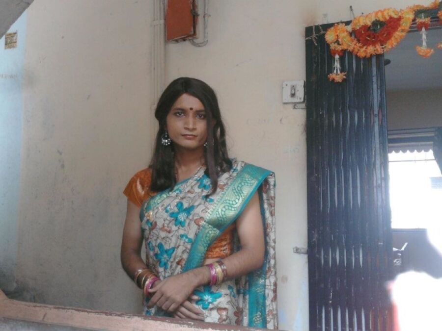 Free porn pics of Sujata Shinde (Dark-skinned Amateur Crossdresser) 12 of 165 pics