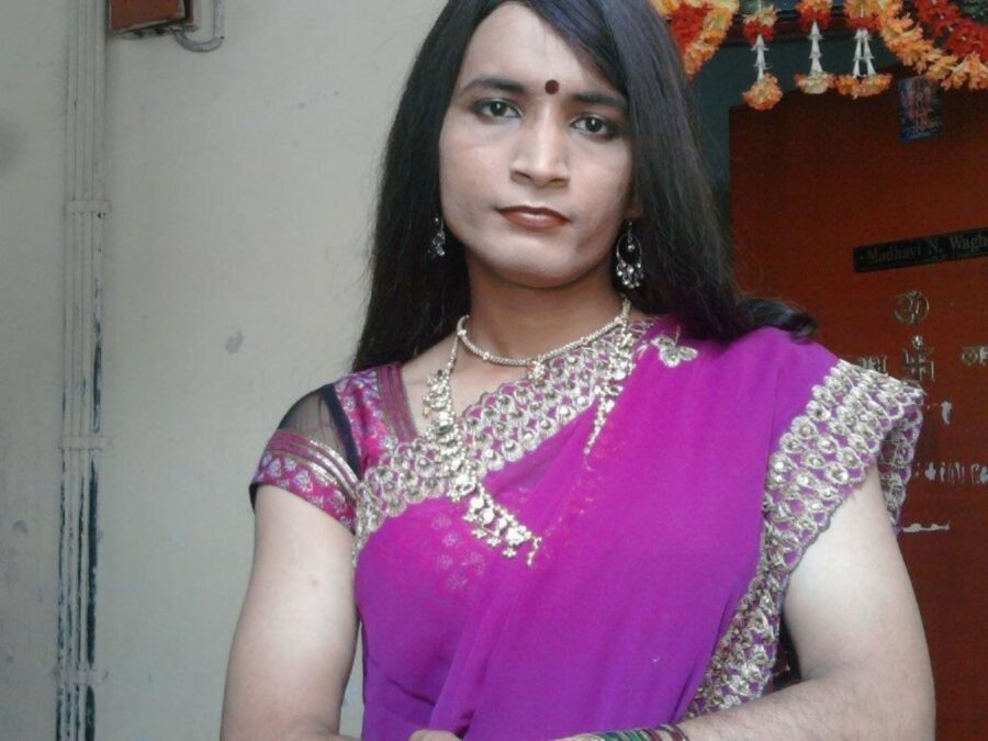 Free porn pics of Sujata Shinde (Dark-skinned Amateur Crossdresser) 16 of 165 pics