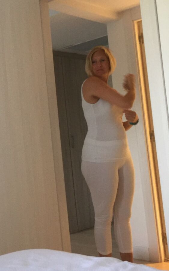 Free porn pics of My Susi with white leggins!!! 3 of 18 pics