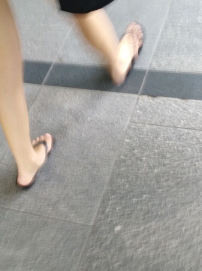 Free porn pics of Candid Feet 18 of 25 pics