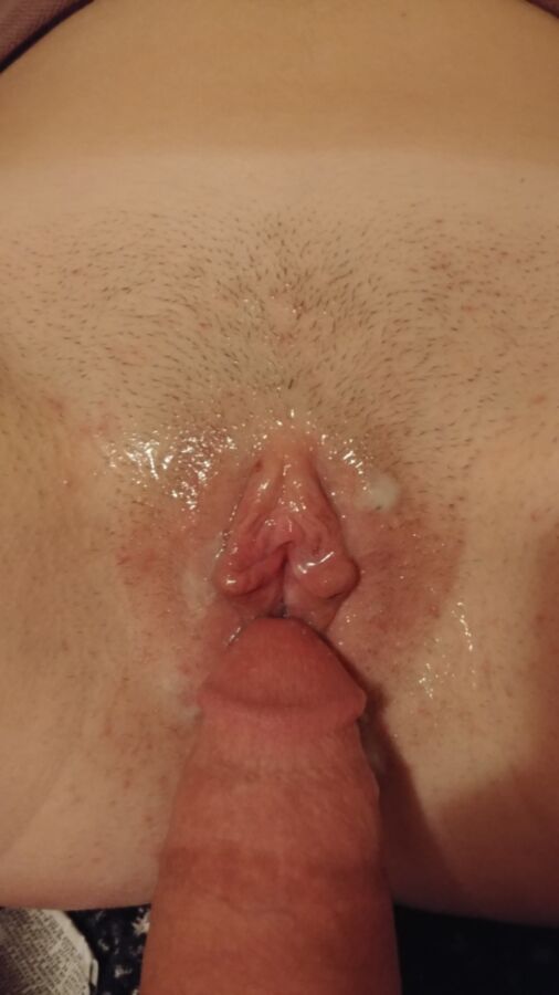 Free porn pics of Cumming on her amateur pussy 9 of 10 pics