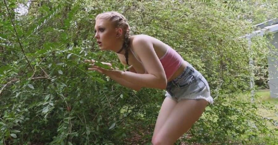 Free porn pics of Petite Teen hides from law Fucks and Sucks BBC 4 of 277 pics