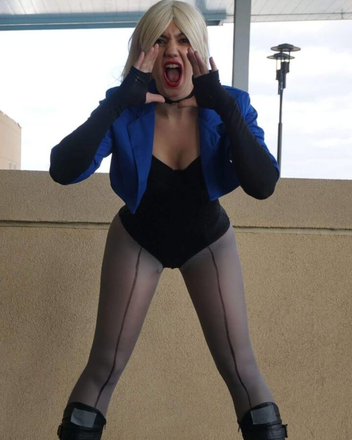 Free porn pics of Black Canary cosplay 5 of 13 pics