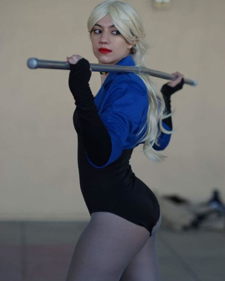 Free porn pics of Black Canary cosplay 2 of 13 pics