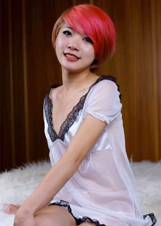 Free porn pics of Petite Asian Model With Red Dyed Hair 1 of 24 pics