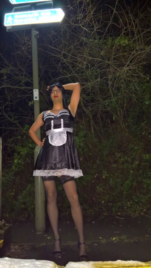 Free porn pics of French Maid Crossdresser 5 of 12 pics