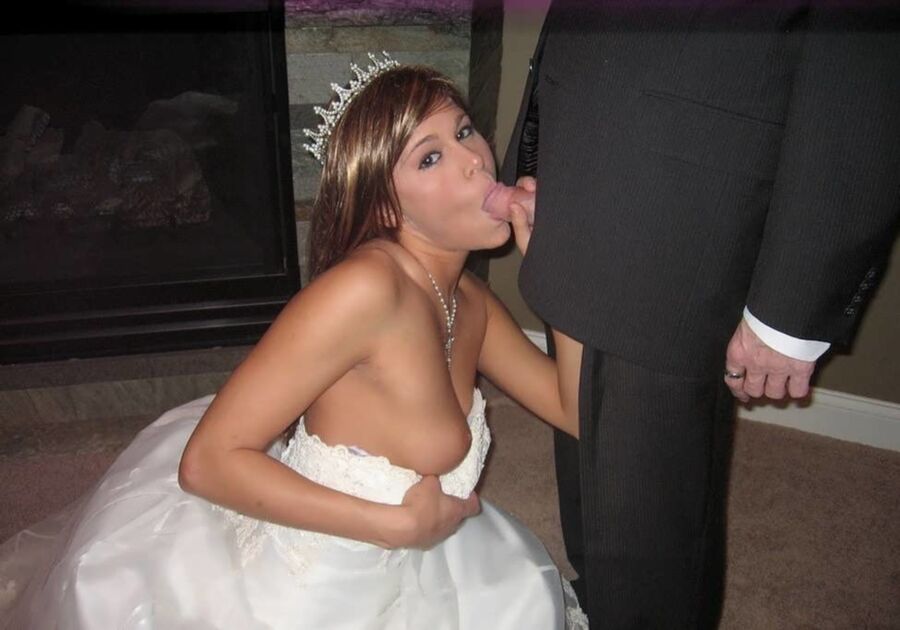 Free porn pics of Brides slut 10 of 17 pics