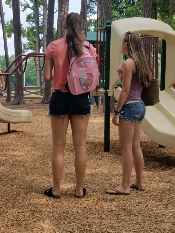 Free porn pics of Two HOT Milfs from the park today 1 of 49 pics