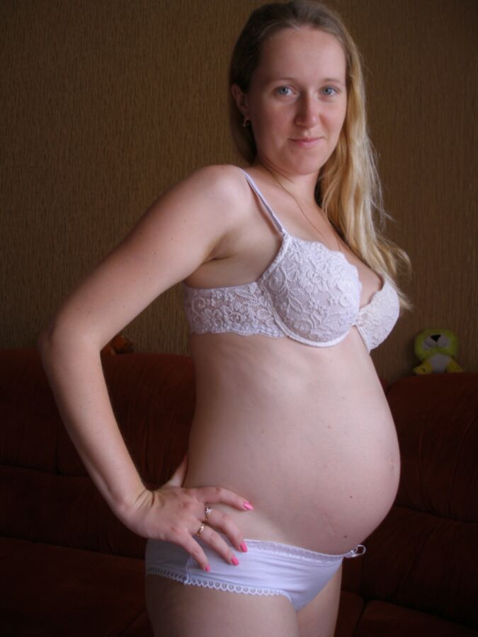 Free porn pics of Pale Pregnant Blonde 21 of 35 pics