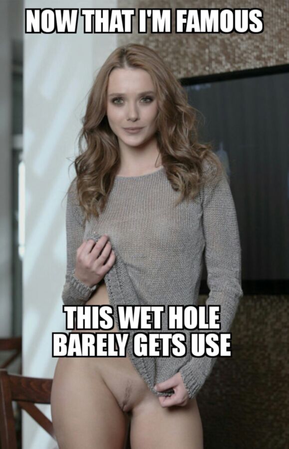 Free porn pics of Elizabeth Olsen Porn Captions  6 of 6 pics