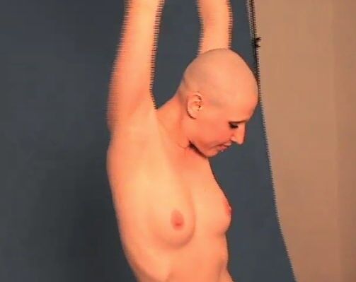 Free porn pics of Lori shaves her head bald 10 of 10 pics