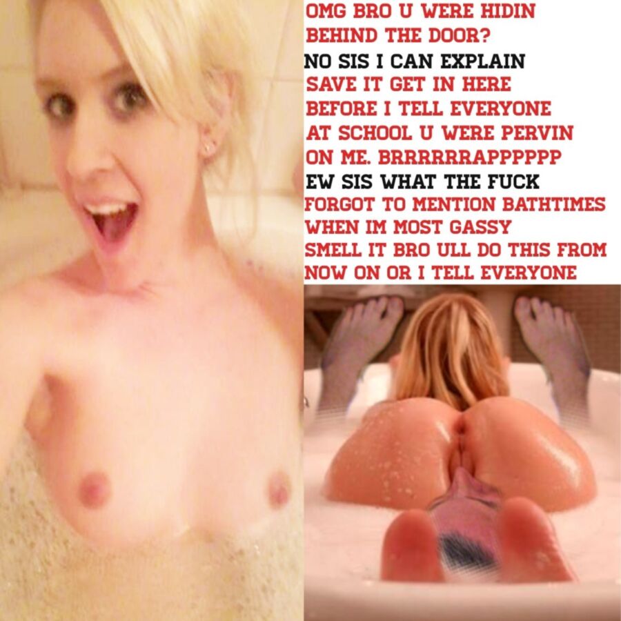 Free porn pics of CAPTION REQUEST SISTER FARTING BATH TIME 1 of 1 pics