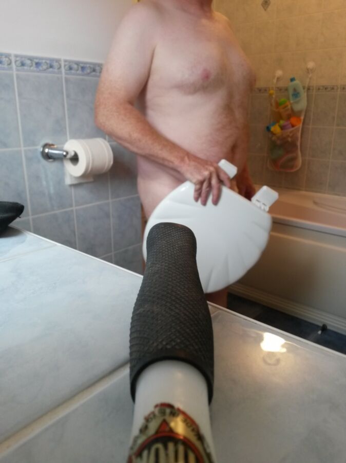 Free porn pics of Naturist handyman toilet works 1 of 10 pics