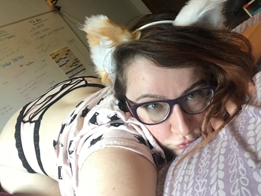 Free porn pics of Busty cat girl shows massive tits 5 of 13 pics