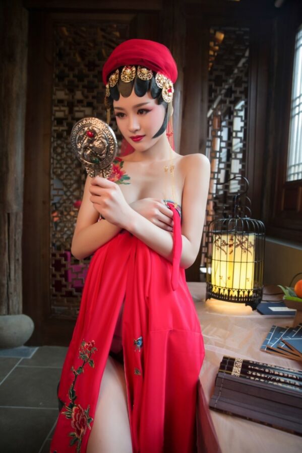 Free porn pics of HaiTangChun - Traditional Chinese Dress & Bush 10 of 68 pics