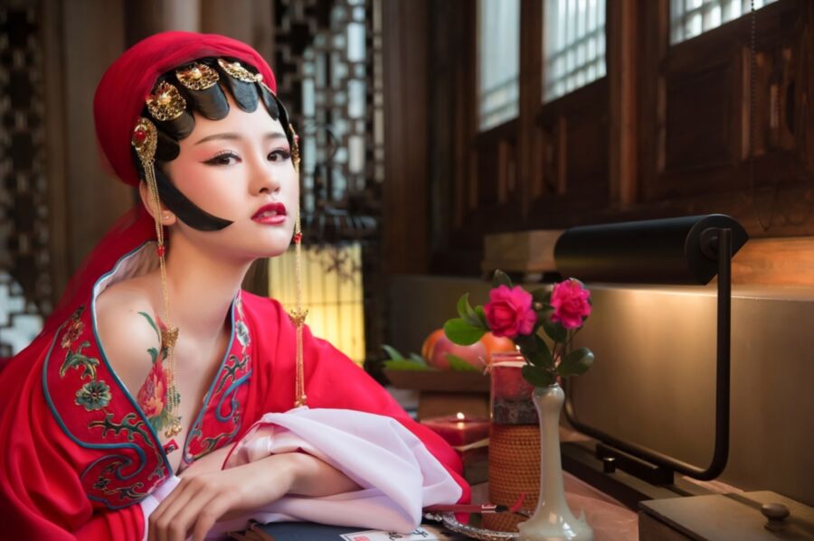 Free porn pics of HaiTangChun - Traditional Chinese Dress & Bush 2 of 68 pics
