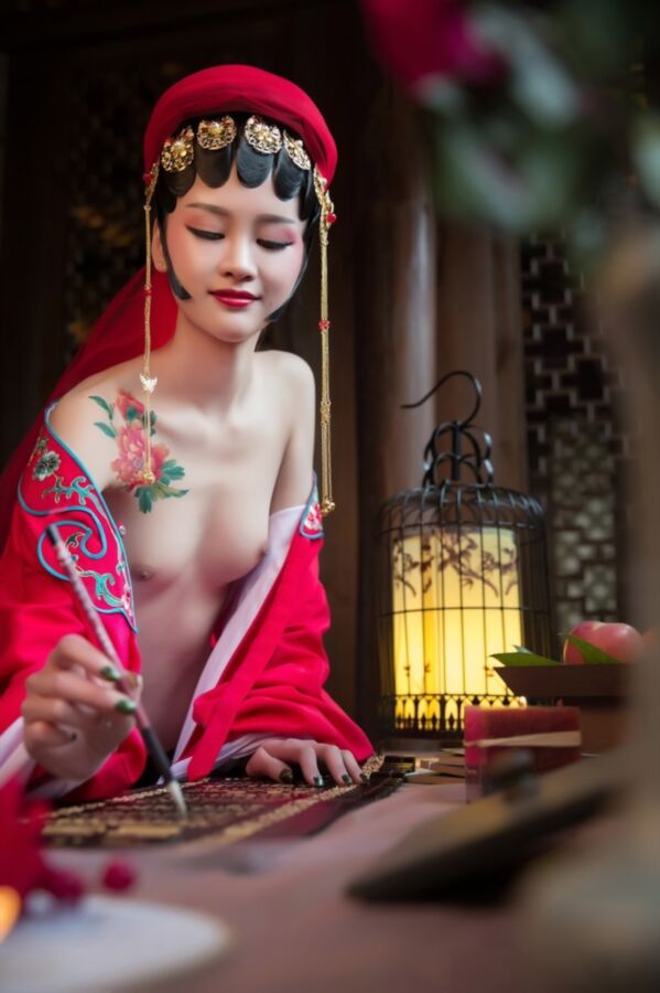 Free porn pics of HaiTangChun - Traditional Chinese Dress & Bush 14 of 68 pics