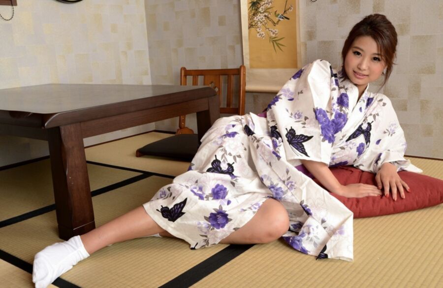 Free porn pics of Asian Nana Fukada In Kimono 12 of 15 pics