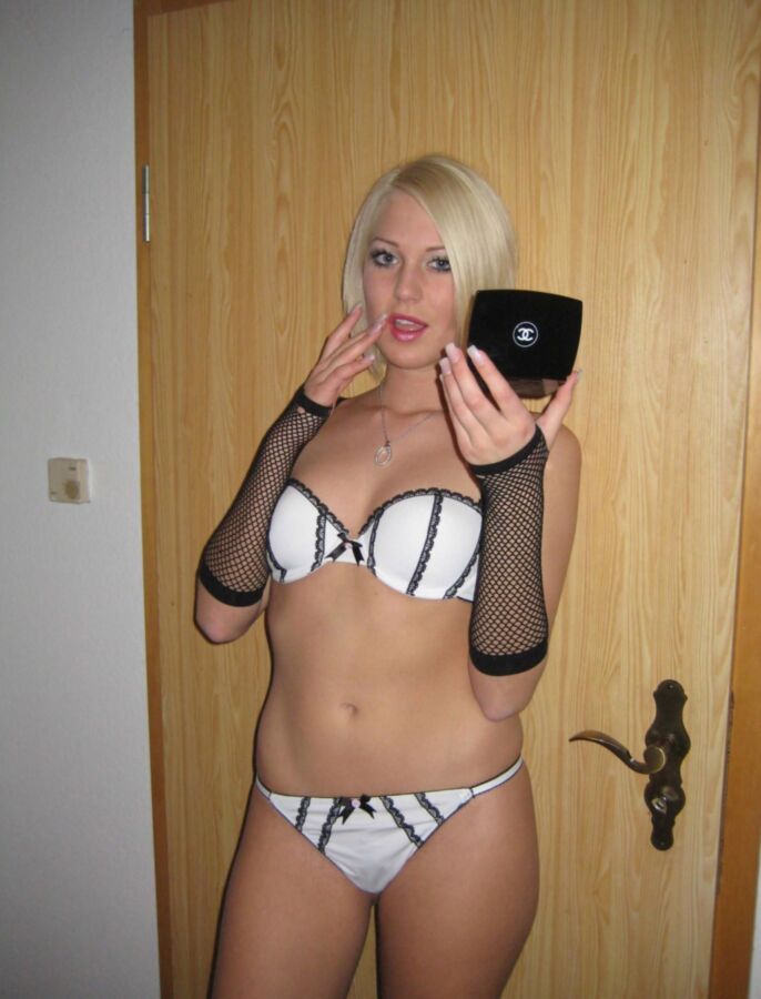 Free porn pics of German Flatcested Blonde Slut 1 of 110 pics