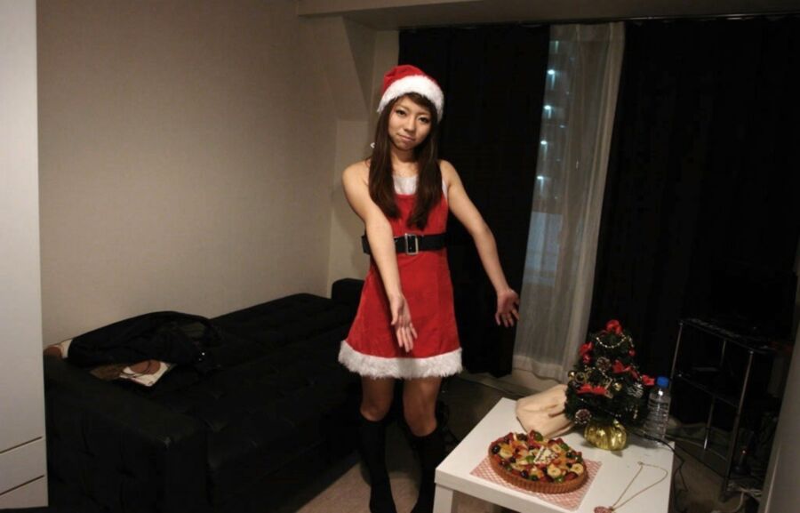 Free porn pics of Nozomi Mukai Puts On Christmas Costume 8 of 20 pics
