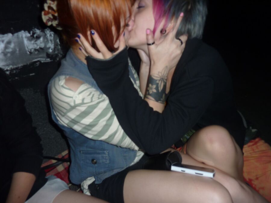 Free porn pics of ....three amateur teen goth lesbians 8 of 88 pics