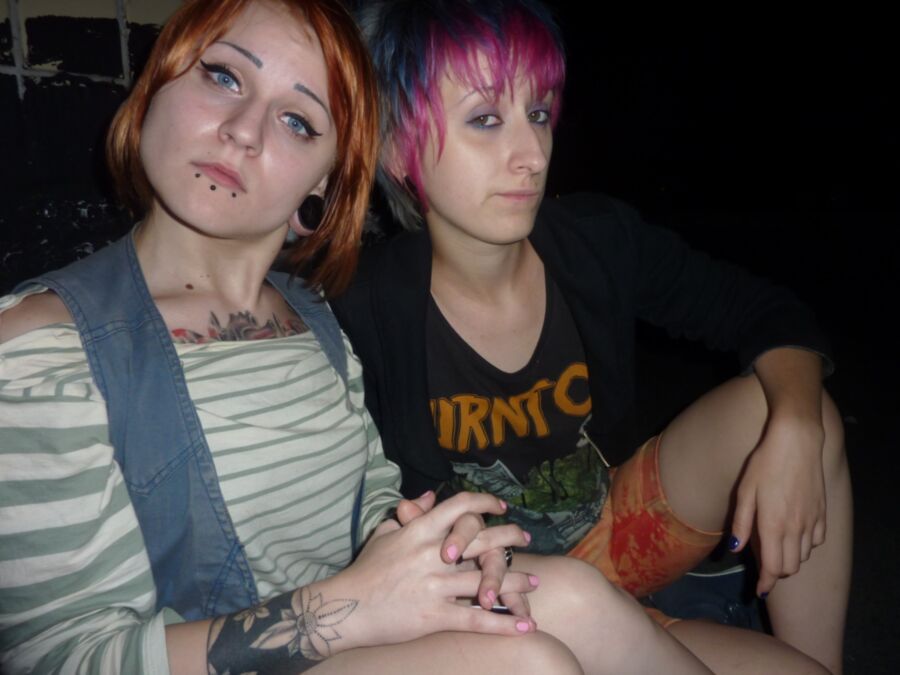 Free porn pics of ....three amateur teen goth lesbians 1 of 88 pics