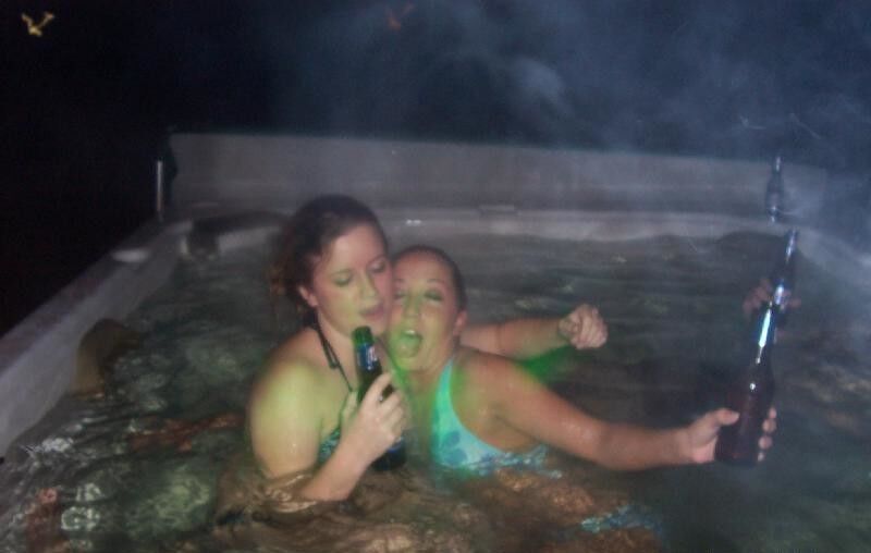 Free porn pics of Thick College Hot tub 7 of 8 pics