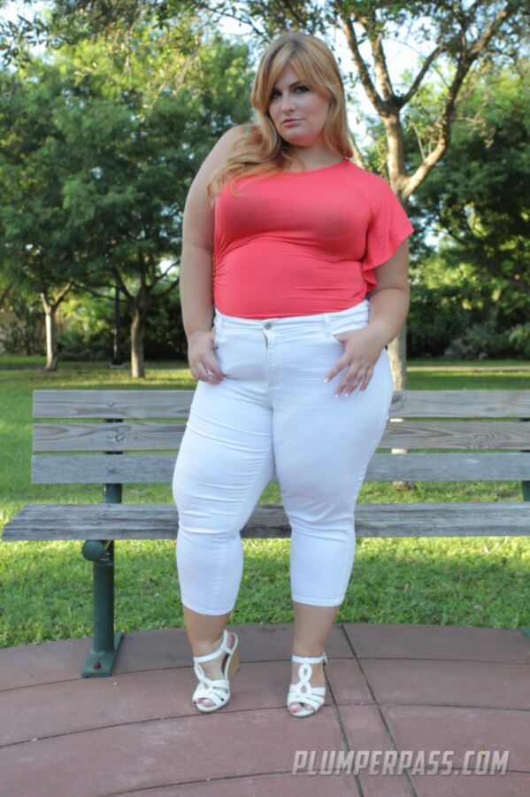 Free porn pics of Tiffany Star - extra tight white jeans 3 of 312 pics