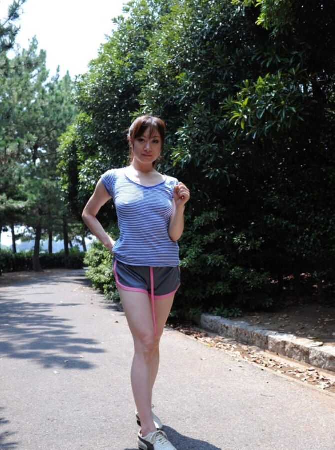 Free porn pics of Hot Milf Remi Ohara In The Park 14 of 20 pics