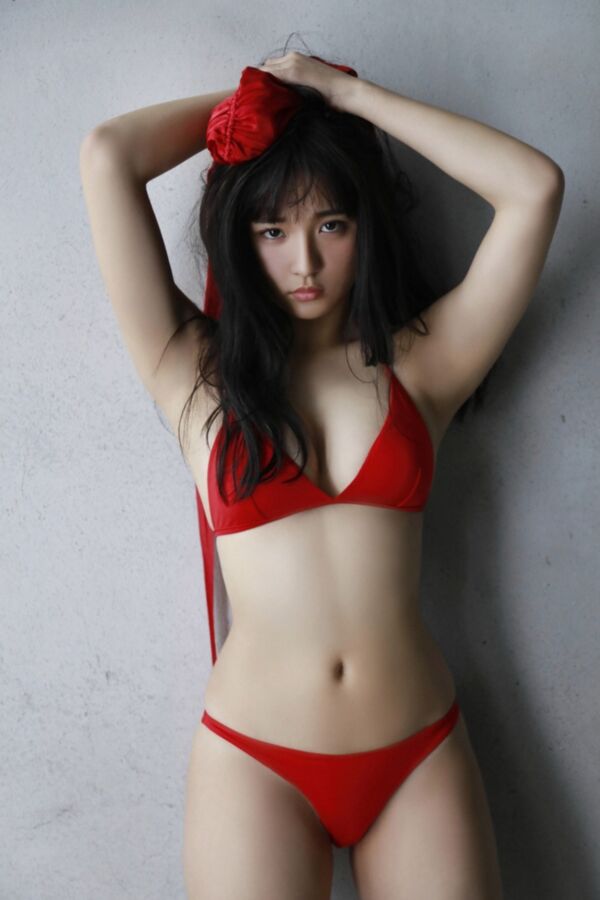 Free porn pics of Nana Asakawa sexy red dress 22 of 24 pics