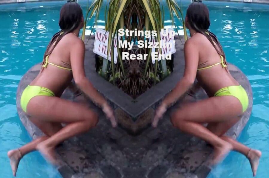 Free porn pics of Hannah Savannah Shows Ass String Bikini Under Water 4 of 15 pics