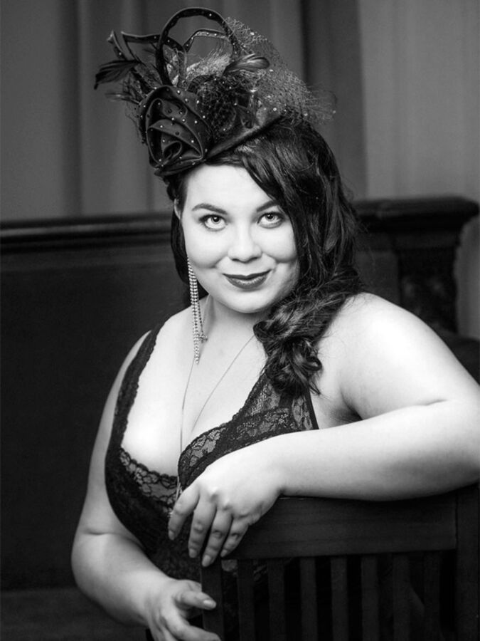 Free porn pics of Plus-Size Models In Sexy Lingerie B/W 13 of 24 pics