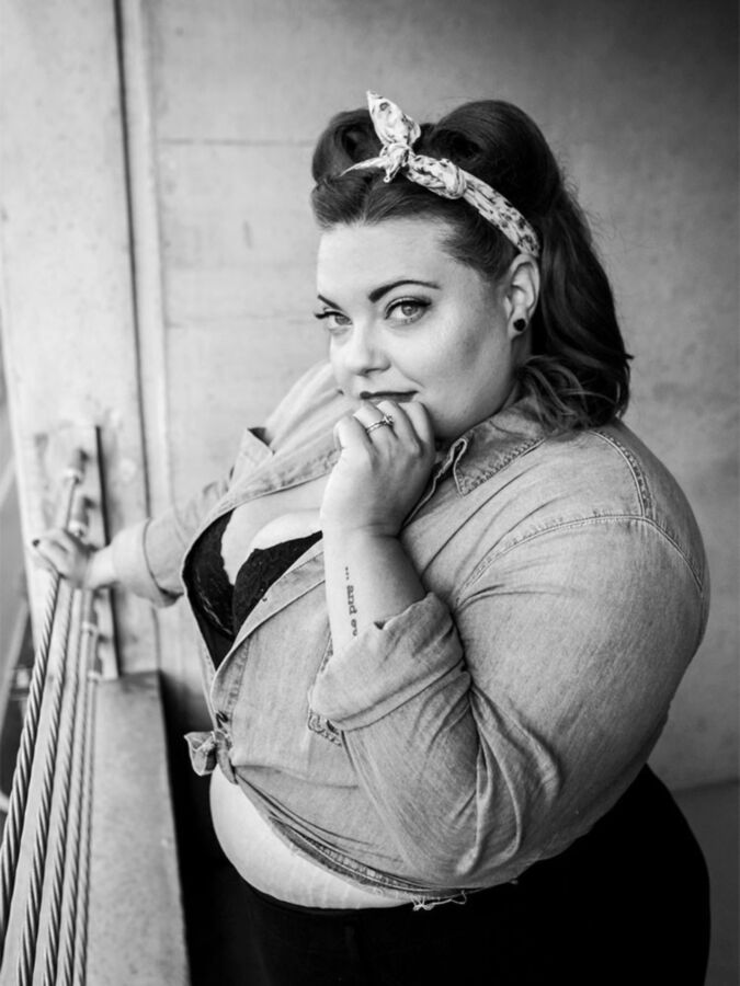 Free porn pics of Plus-Size Models In Sexy Lingerie B/W 19 of 24 pics