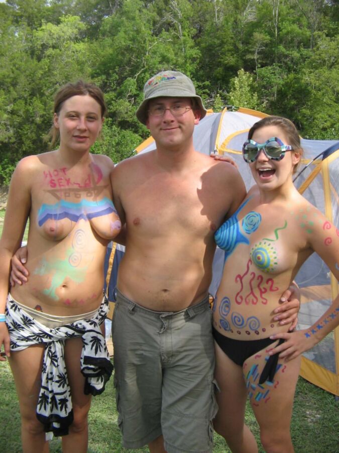 Free porn pics of group of hippy/raver sluts at a festval 1 of 128 pics