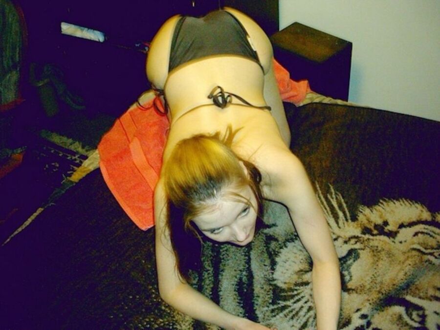 Free porn pics of Stacy Works Tiny Black String Bikini 15 of 15 pics