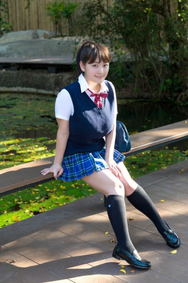 Free porn pics of Japanese Beauties - Saki Y - Busty Schoolgirl 1 of 100 pics