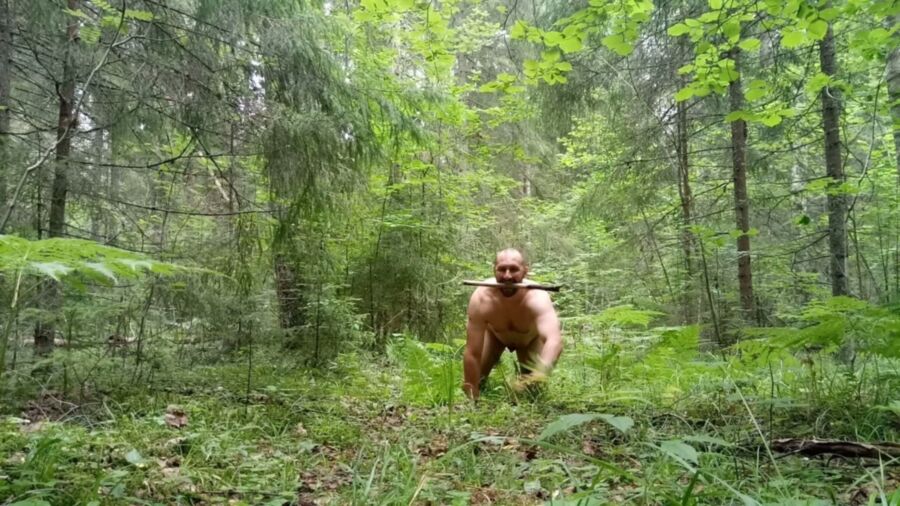 Free porn pics of Russian slut bdsm in the woods 6 of 50 pics