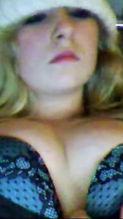 Free porn pics of Blonde Chav / Emo Slut Strips On Skype 19 of 53 pics