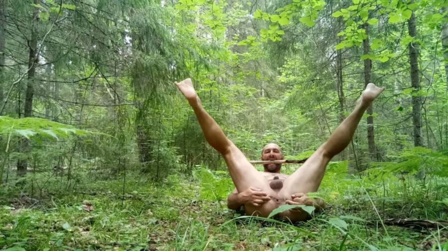 Free porn pics of Russian slut bdsm in the woods 17 of 50 pics