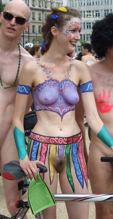 Free porn pics of Bodypainting outdoor 4 of 147 pics