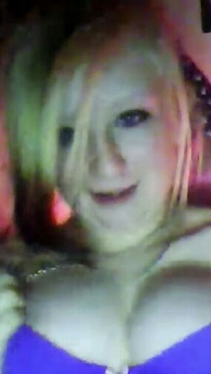 Free porn pics of Blonde Chav / Emo Slut Strips On Skype 24 of 53 pics