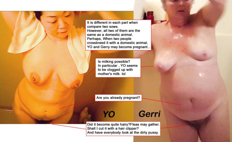 Free porn pics of Comparison between YO and Gerry of slut whoer. 3 of 5 pics