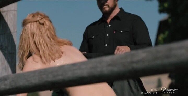 Free porn pics of Kelly Reilly ass frome yellowstone tv serie 10 of 76 pics