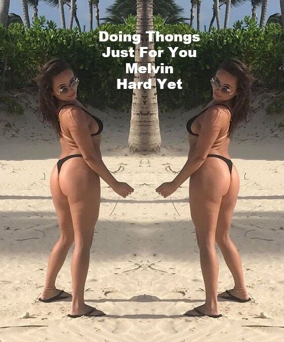 Free porn pics of Jessie Takes On First Thong Bikini 11 of 15 pics