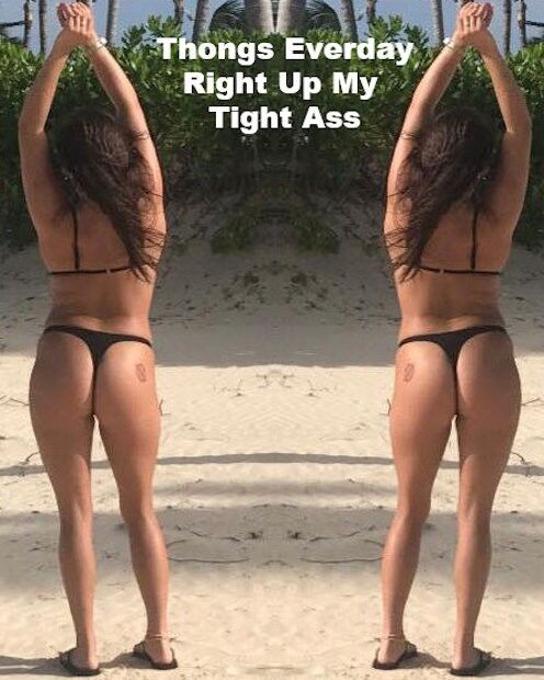Free porn pics of Jessie Takes On First Thong Bikini 9 of 15 pics